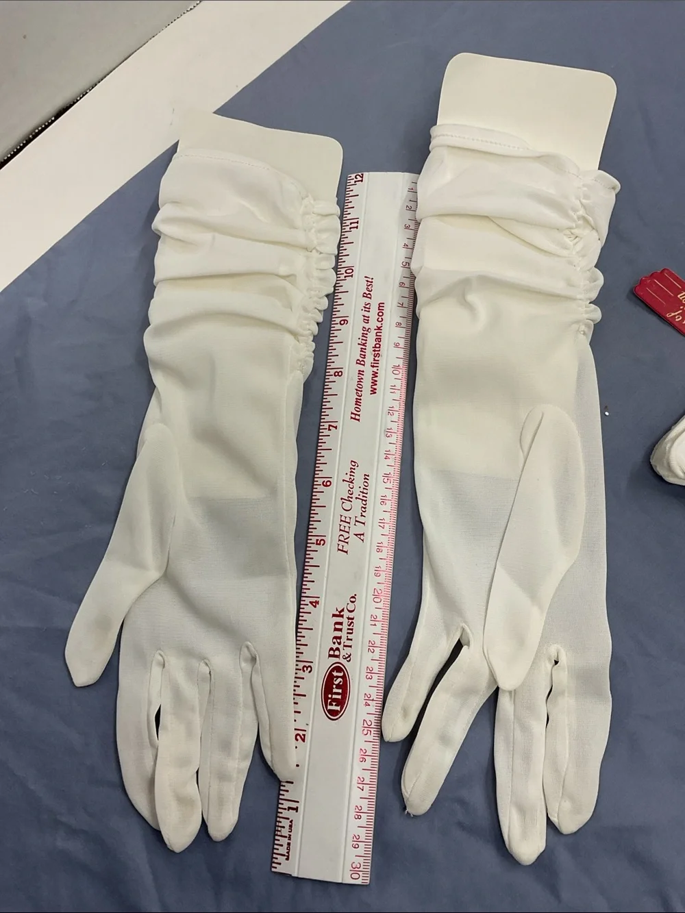 Vintage White Dress Gloves Set - Three Pairs, Two new one used. For small hands